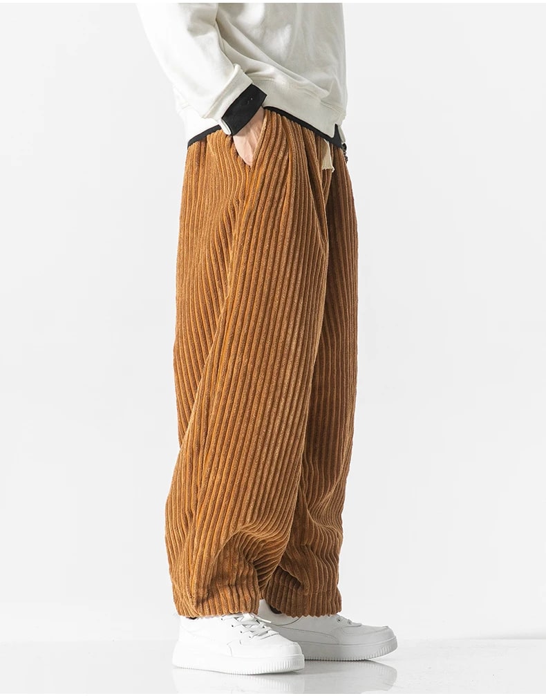 Oversized corduroy broek voor heren - Aidan