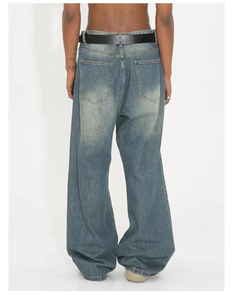 Retro jeans met wijde pijpen - Ayden