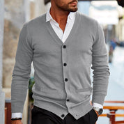 Casual gebreide knoop vest  - Tobias