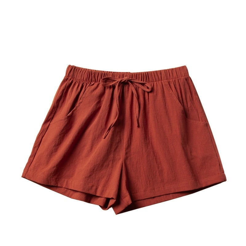 Lindy Shorts | Hoge kwaliteit linnen & katoen