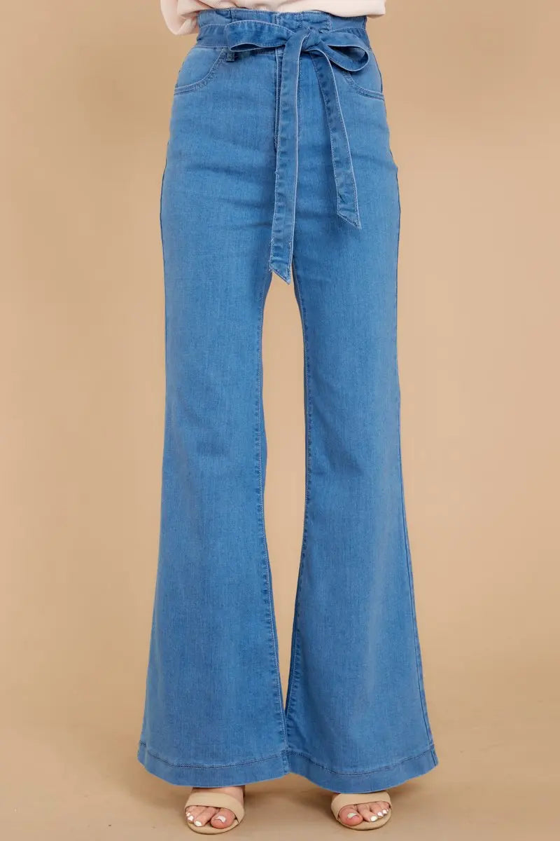 Dames Slim, stretchy Uitlopende jeans - Cyra