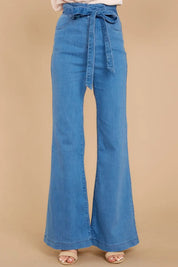 Dames Slim, stretchy Uitlopende jeans - Cyra