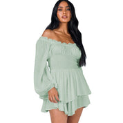 Havil - Off-shoulder rok met ruches