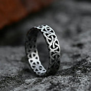 Sterling ring met Keltische knoop ontwerp - Atticus