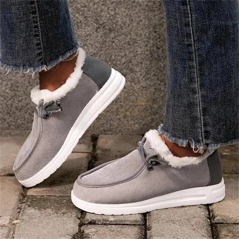 Delmy - Pluche fluwelen zachte casual schoenen