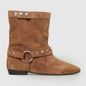 PU-leren lage hak anti-slip dames cowboylaarzen - Kiara