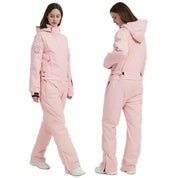 Stijlvol winter skipak met riem - Azalea