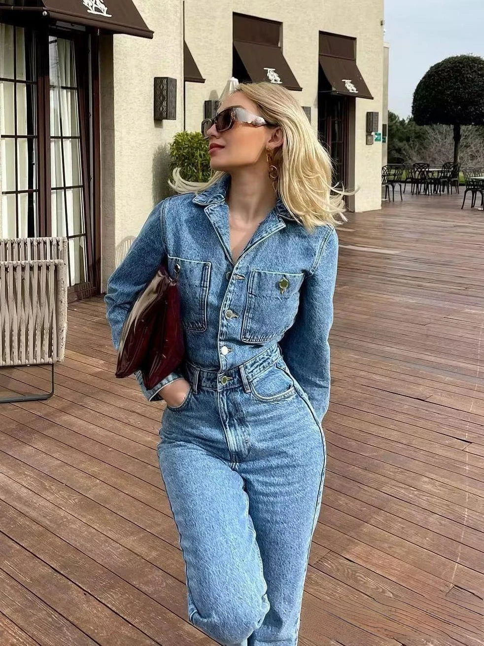 Anila - Jeans jumpsuit mode