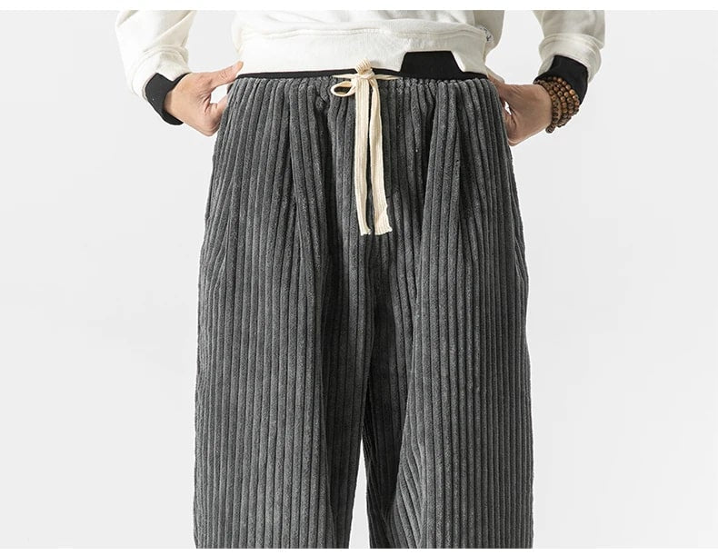 Oversized corduroy broek voor heren - Aidan