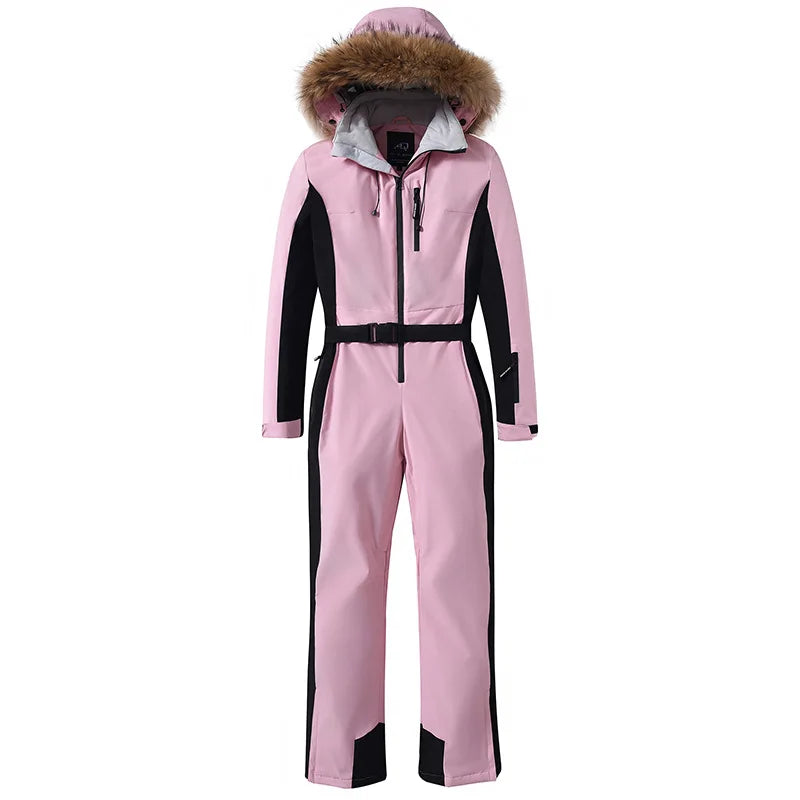 Stijlvol winter skipak met riem - Emory