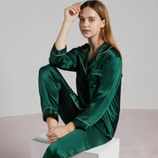 Luxe zijden pyjamaset - Madilyn