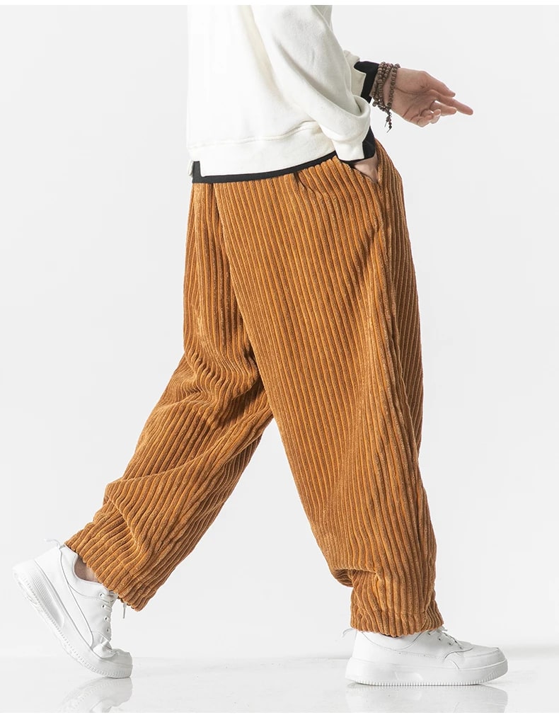 Oversized corduroy broek voor heren - Aidan