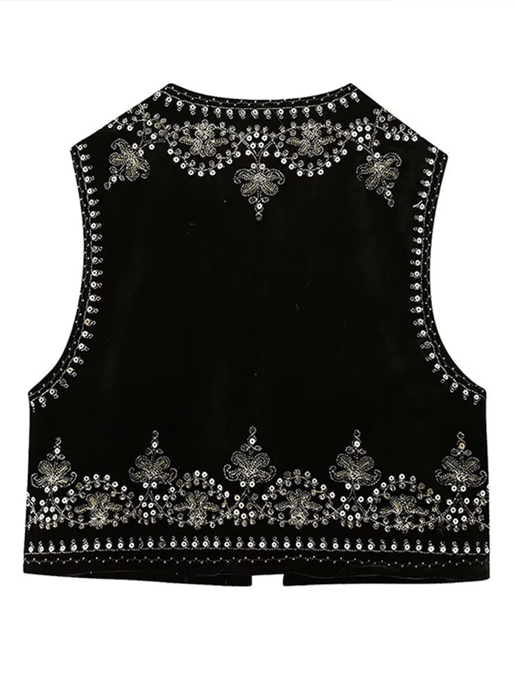 Karl - Geborduurd vest