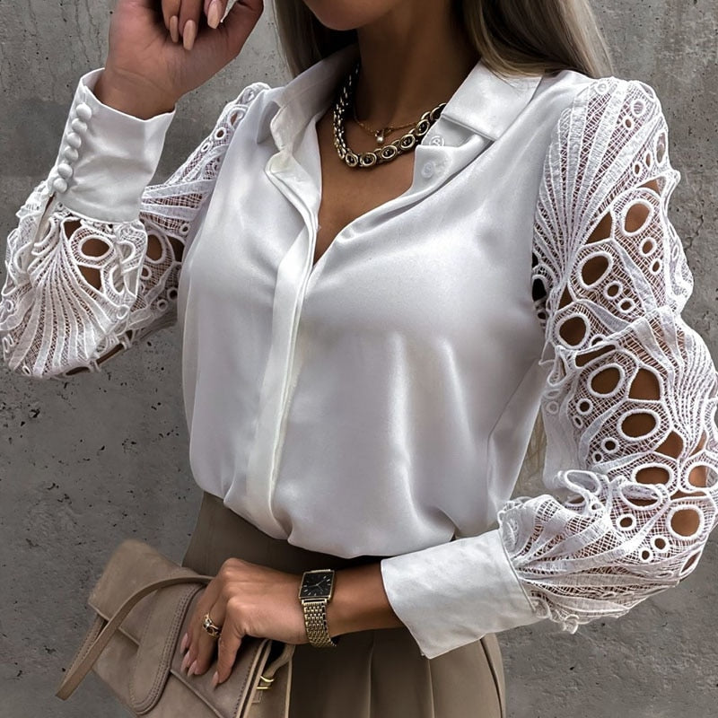 Laila Blouse | Zijdezachte damesblouse