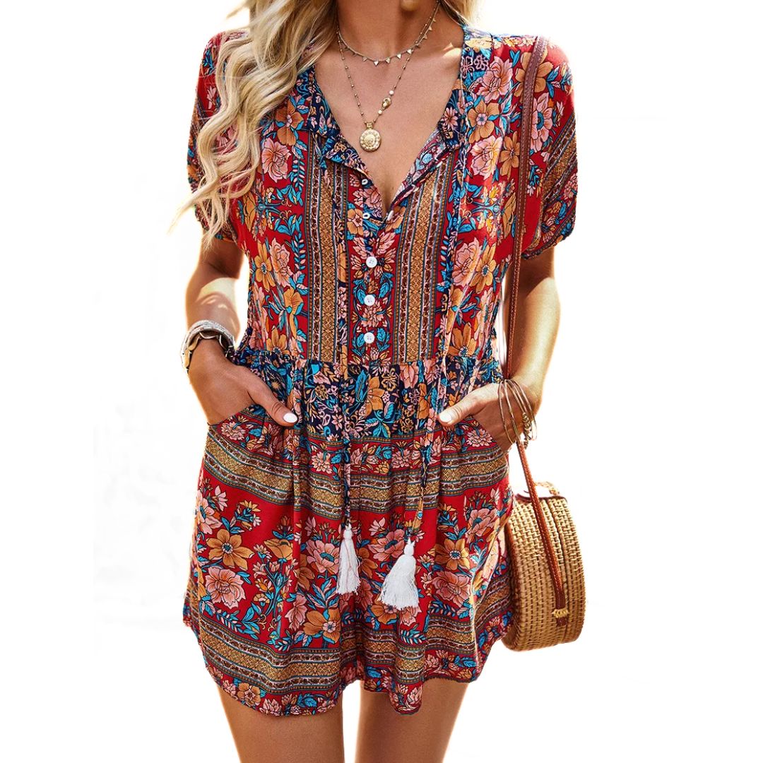 Kelly Playsuit | Levendig & Comfortabel