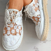 Zomerse, bloemige, comfortabele sneakers - FloraSneaks