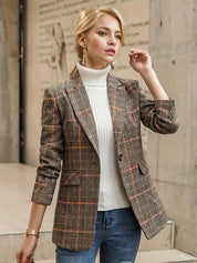 Casual blazer met revers - Anya