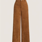 Rechte broek van corduroy - Loren