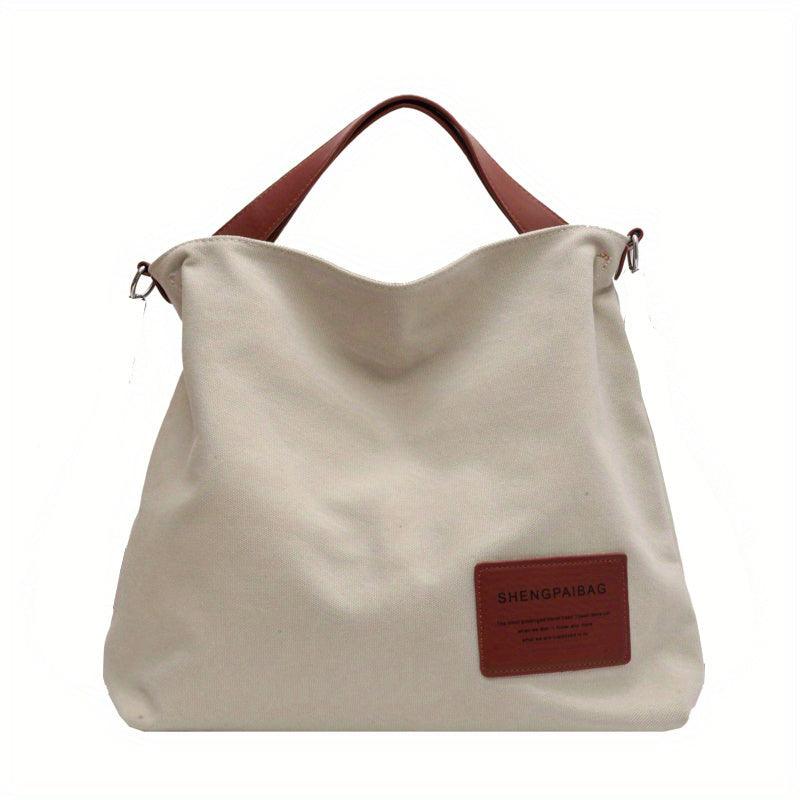 Eenvoudige Canvas Schoudertas - Billie Tas