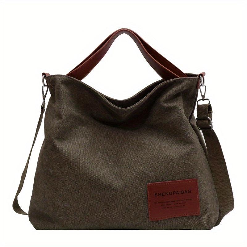 Eenvoudige Canvas Schoudertas - Billie Tas