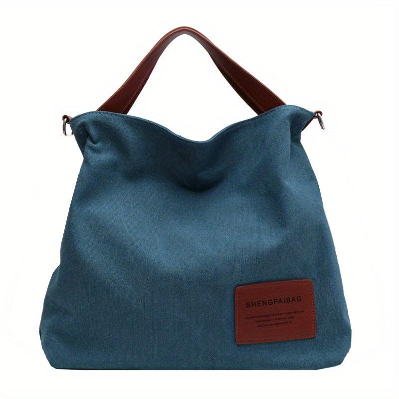 Eenvoudige Canvas Schoudertas - Billie Tas