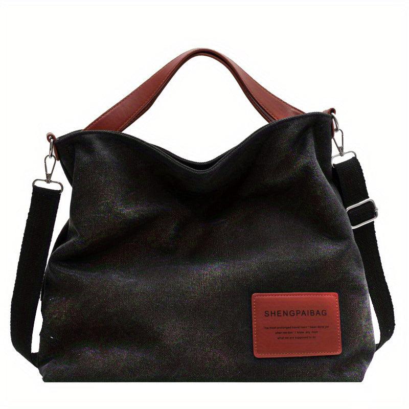 Eenvoudige Canvas Schoudertas - Billie Tas