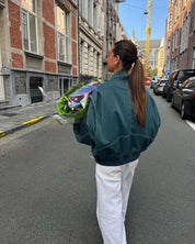 Lana - Oversized leren jas