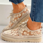 Zomerse, bloemige, comfortabele sneakers - FloraSneaks