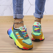 Cato - Orthopedic Trendy Regenboog Sneakers