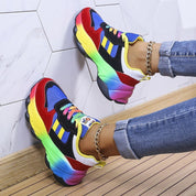 Cato - Orthopedic Trendy Regenboog Sneakers