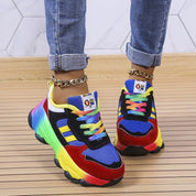 Cato - Orthopedic Trendy Regenboog Sneakers