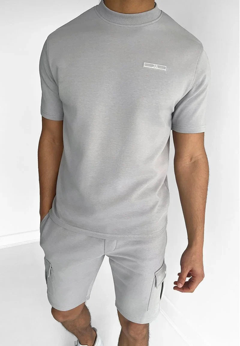 Elegante tweedelige zomerset (T-shirt + broek) - Elonbghhhh