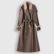 Elegante lange trenchcoat - Luciana