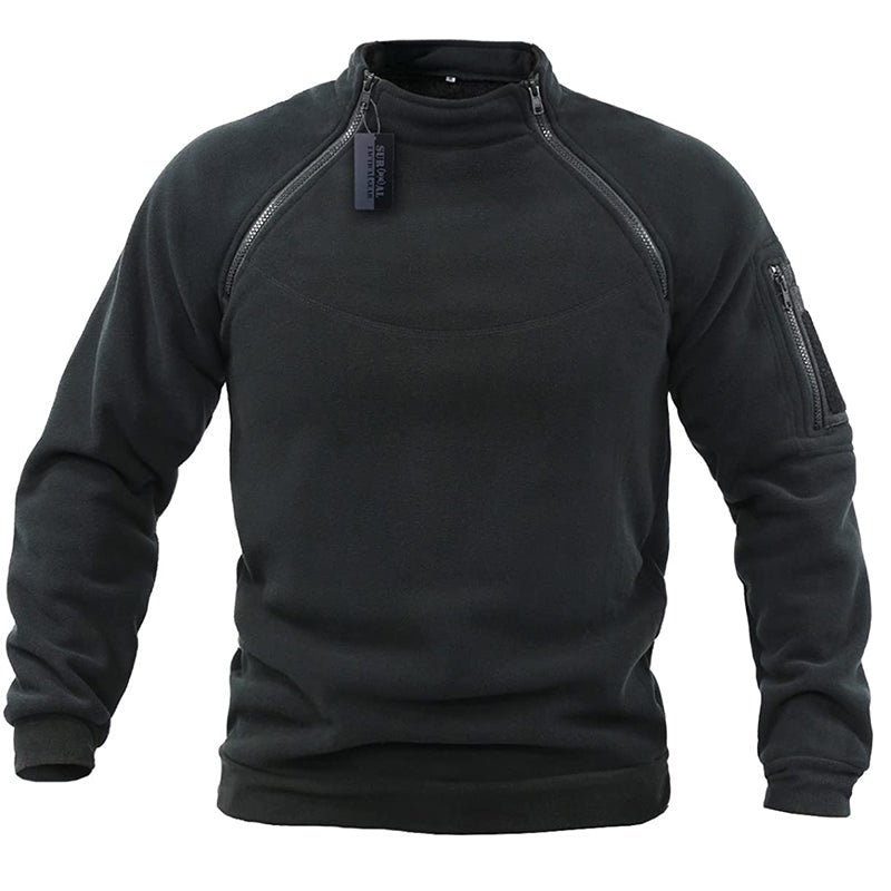 Heren Militair Fleece Trui - Elias