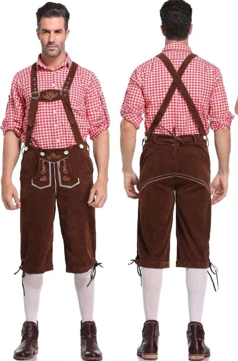 Traditionele leren broek - Christopher