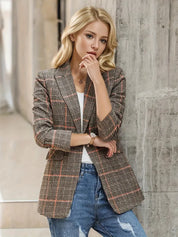 Casual blazer met revers - Anya