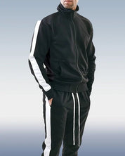 2 Stuks Gestreept Casual Trainingspak Set - Gideon