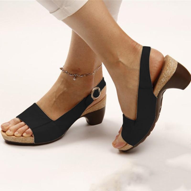 Orthoheel - Elegante orthopedische sandalen met extreem stabiele ondersteuning ondanks de hiel