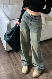 Dames wijde jeans - Aitana