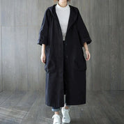 Zane - Oversized trenchcoat met zijzakken