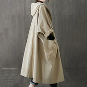 Zane - Oversized trenchcoat met zijzakken