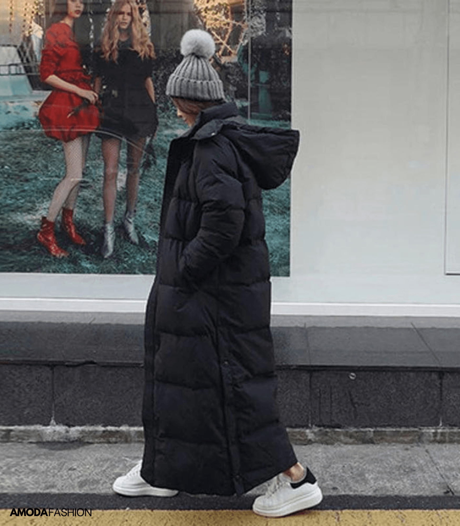 Oversized parka winterjas voor vrouwen - Ivorian