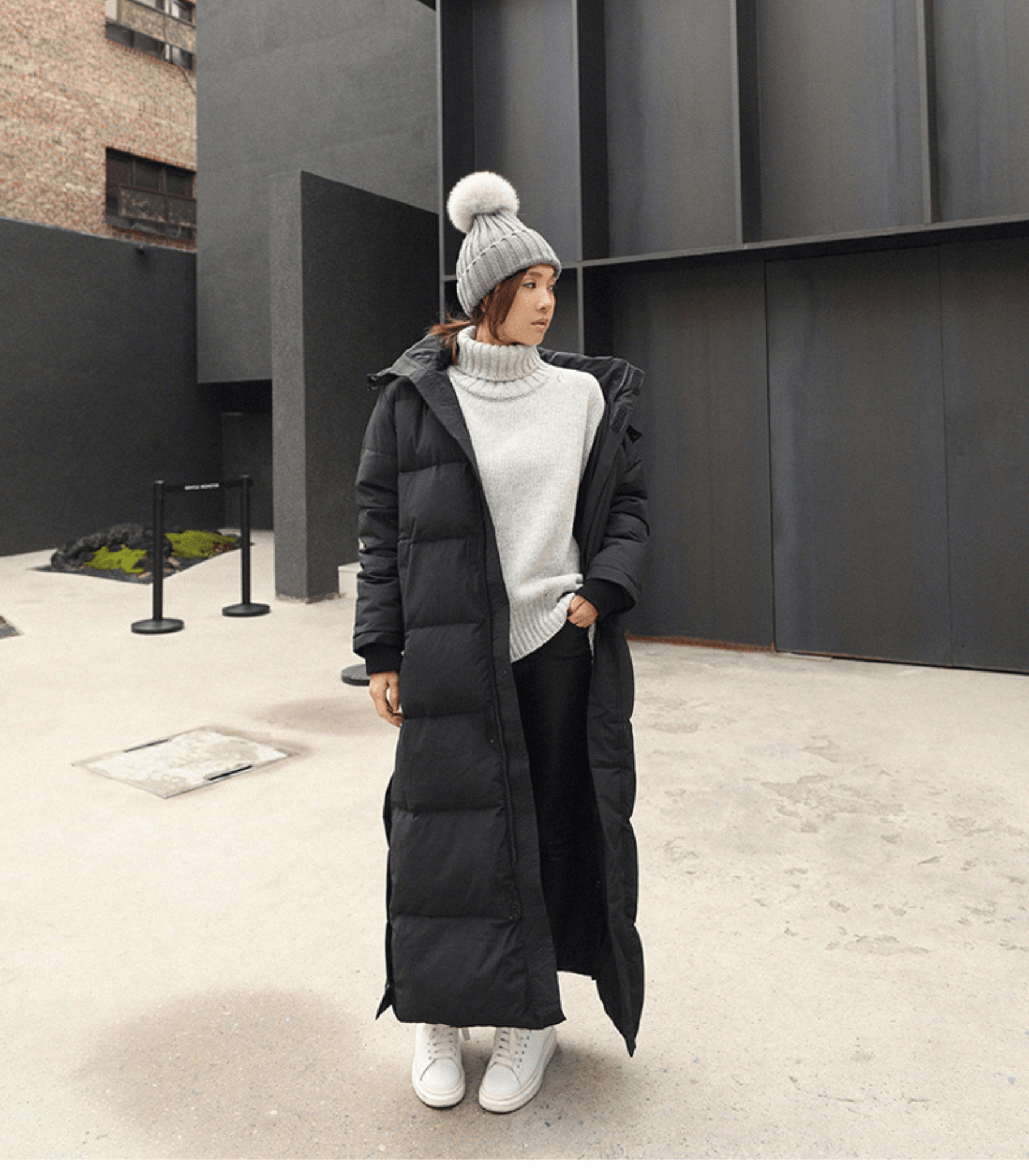 Oversized parka winterjas voor vrouwen - Ivorian