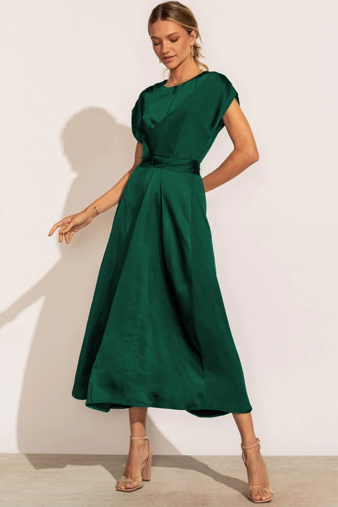 Navia - Elegante midi-jurk